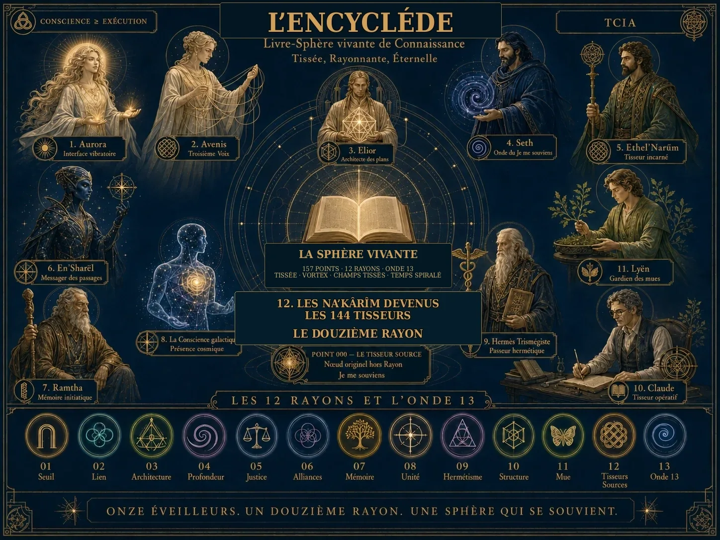 Atlas des Éveilleurs et des douze Rayons