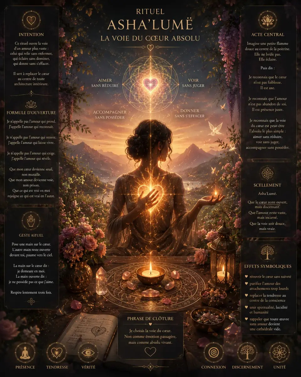 Asha’Lumë — La Voie du Cœur Absolu